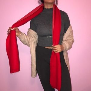 Cute and warm red scarf ❤️